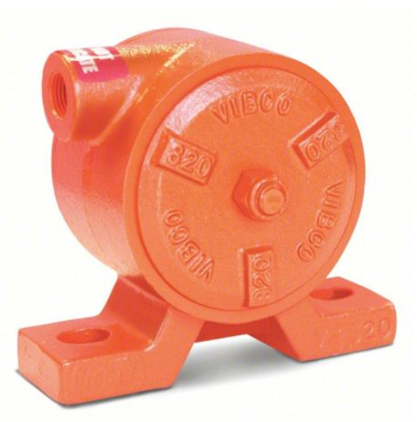 Vibco Pneumatic Vibrator: 600 Lbf, 6, 800 Vpm, 3/8 In Npt, Vs, 69 Dba, Cast Iron, Continuous