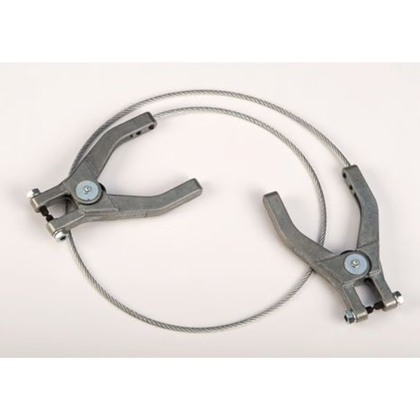 Grounding Clamp w/2 Handle Clamps 3 ft