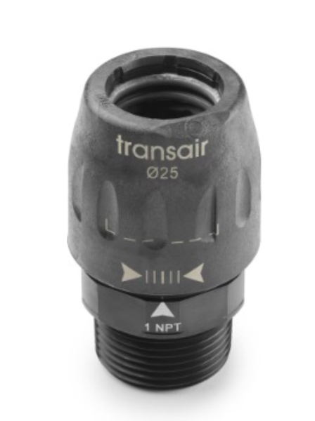 Connector, 1/2inNPT x 25mm