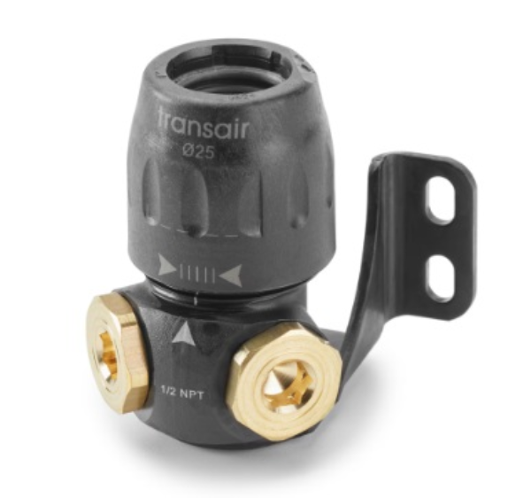 25 mm (7/8in)Id 2 Port Wall