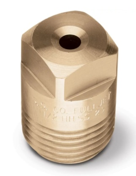 Full Jet Spray Nozzle, Standard Spray, Medium Cap Brass
