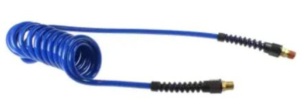 5 ft 1/4" ID Coil Hose w/ 1/4" MNPT Fittings