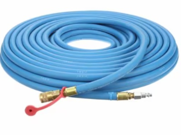3M Supplied Air Hose W-9435-100/07012(Aad), 100 ft, 3/8 In id, Ind Fittings, Hp, 1 Ea/Case