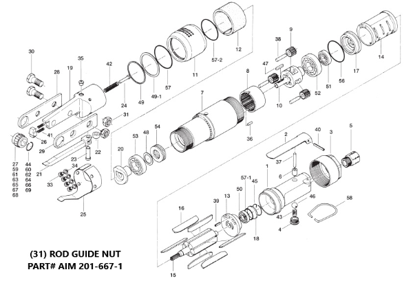Rod Guide Nut