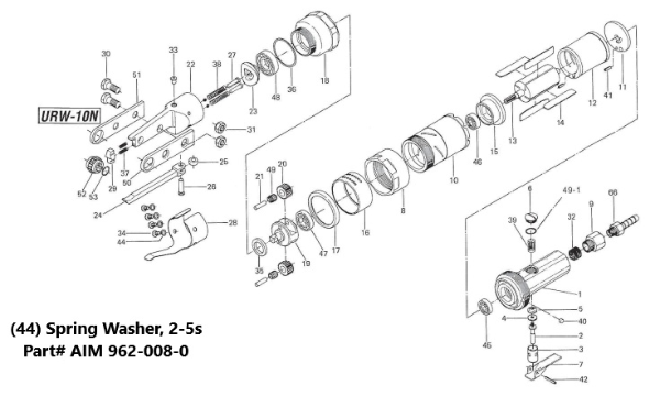 Spring Washer, 2-5s