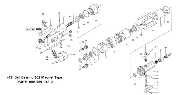 Ball Bearing 302 Magnet Type