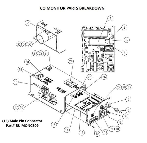 Male Pin Connector