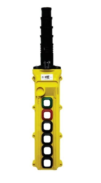 6 Button Slim Pendant 2 Motion, 1 Speed