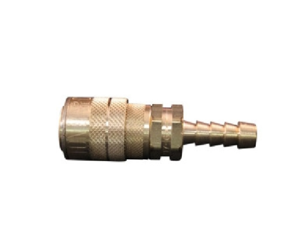 Ind. Coupler W/ 3/8 Hose Barb