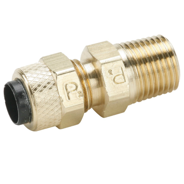 5/16 Poly Tube x 1/8 NPT(M) Connector