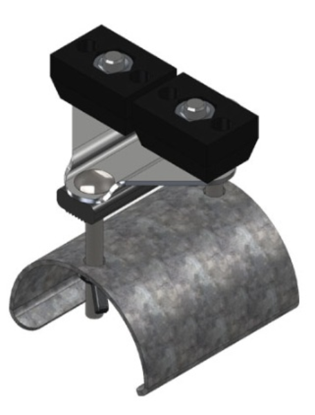 Festoon End Clamps Plated Steel