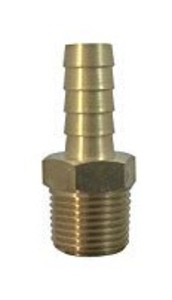 3/8 Hose Barb x 3/8 NPT Male Adapter