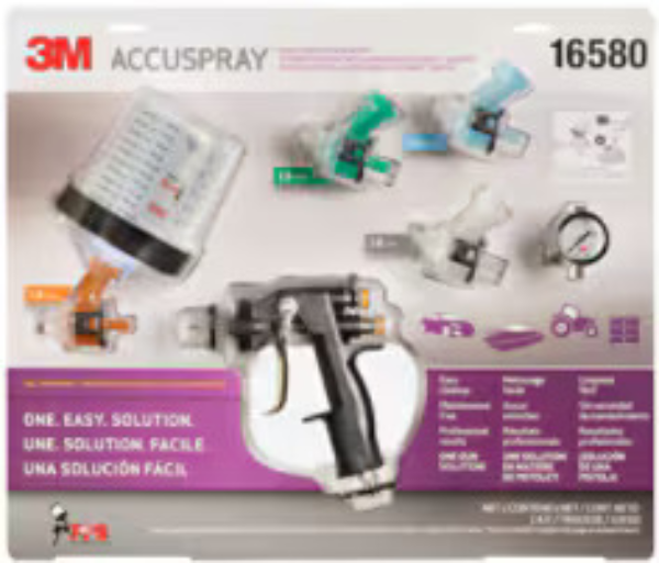 3M  Accuspray  One Spray Gun System With Standard Pps , 16580, 4 Per Case