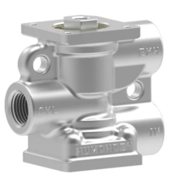 VALVE, 3-WAY AIR PILOT, 1/2 NPT-F PORTS X 1/8 PILOT