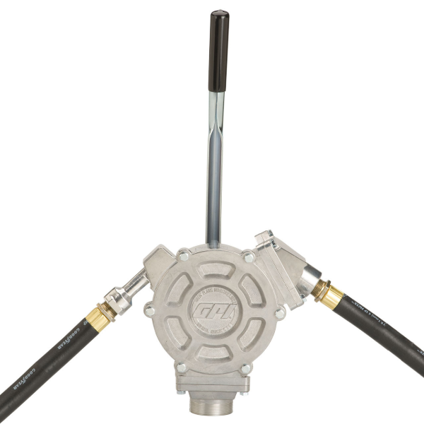 GPI HP-100 Series 2 in. Hand Pump w/ Metal Nozzle, 50 Gal per 100 Strokes - UL Listed