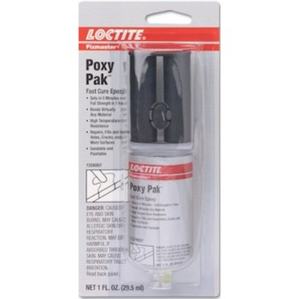 Fixmaster Poxy Pak Epoxy, Sold as Each, Multiple of 12/Minimum