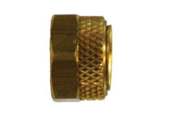3/16 Poly Tube Nut & Brass Sleeve