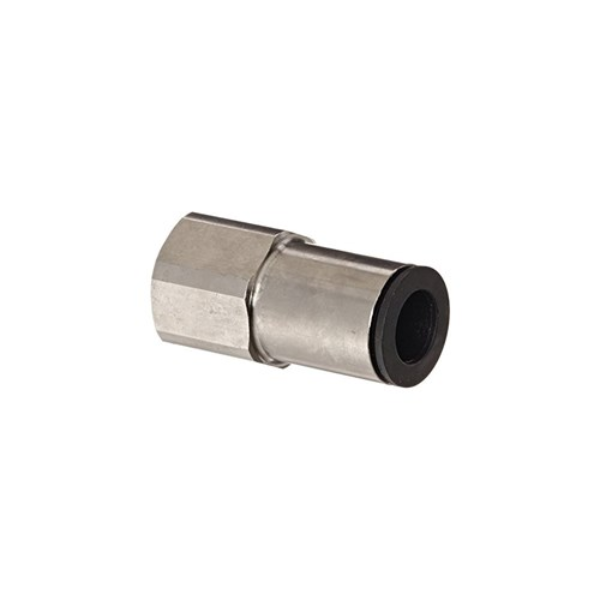 Straight Fem Connector, 1/4 OD x 1/4 NPT
