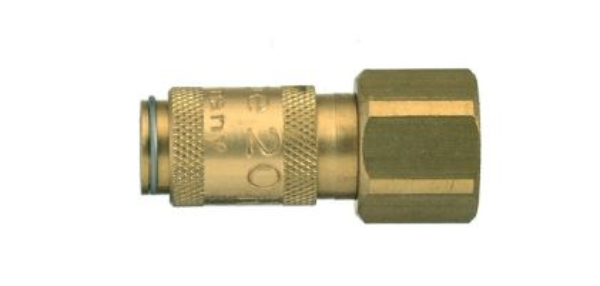 Series 20 1/8 Brass Double Shut Off