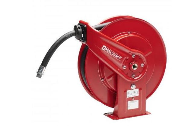 SPRING RETRACTABLE DEF HOSE REEL 3/4 X 25 FT 300 PSI