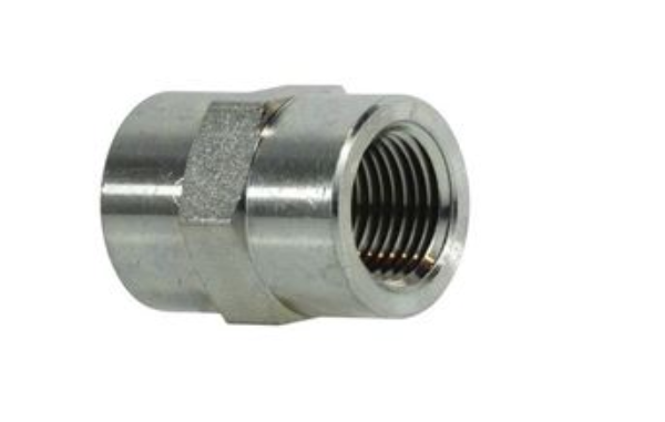 1/2 x 1/4 Female Coupling, Steel