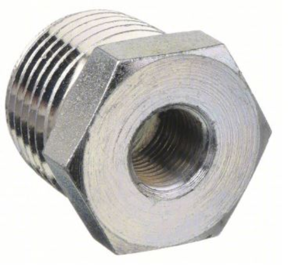 1/2 x 1/4 Hex Bushing, Steel