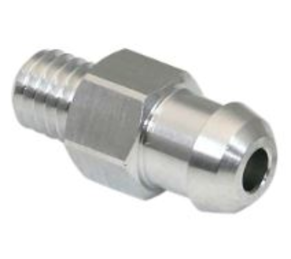 Suction cup connection nipple