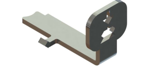 L-Shaped Metal Part BLEC-LFOR 52x30x24.5 JU-F