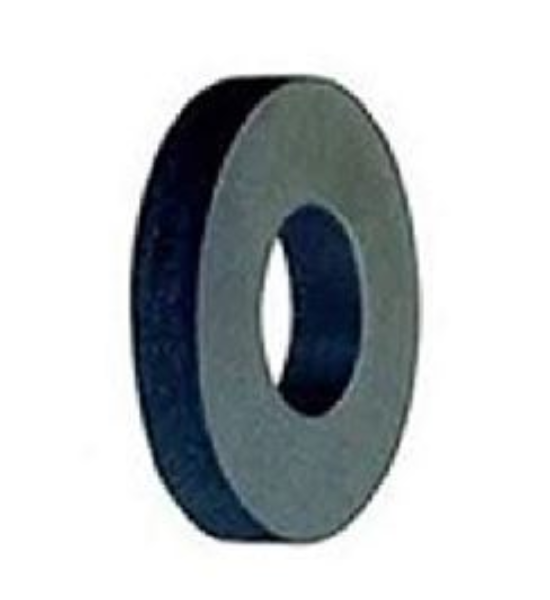 SEAT WASHER, RUBBER, BLACK