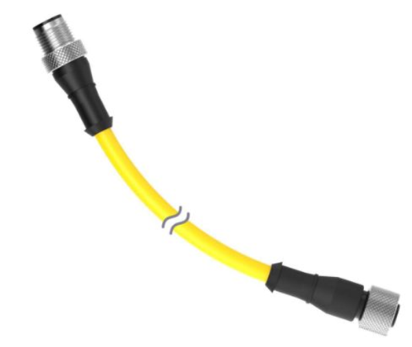 BANNER, Cordset A-Code M12  Double Ended; 5-pin Straight Female; 5-pin