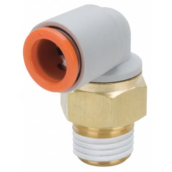 Fitting, 1/4 PTC X 1/4 MNPT 90