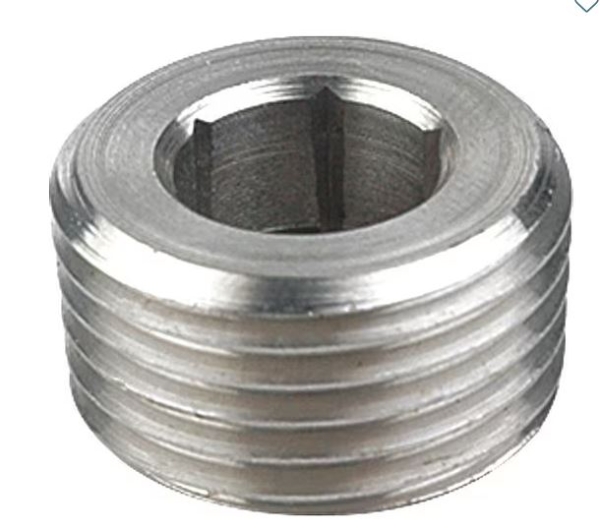 1 Inch Hex Head Plug, 304SS 150Lb