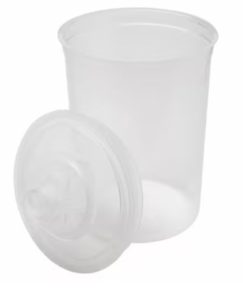3M PPS Lid / Liner Kits, 16024, (28 Fl Oz), 200 Mic Filter, 25 Lids, Liners Per Kit, 1 Kit Per Case