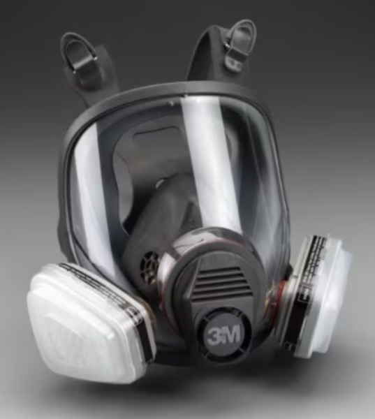 Full Facepiece Respirator Packout 07162, Organic Vapor/P95, Medium, 2 Per Case
