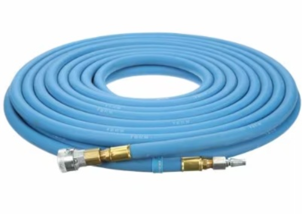 3M Supplied Air Hose, 3/8 Inch x 25 Ft, Schrader Fittings