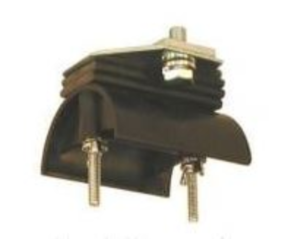14 GA SS End Clamp with Plastic Saddle