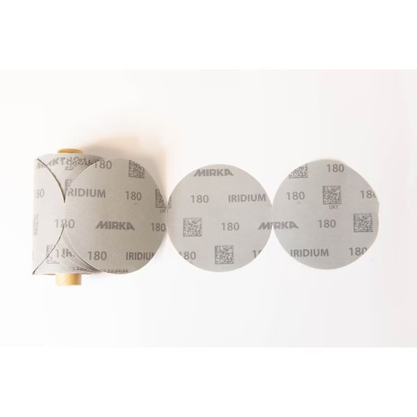 MIRKA 5IN 180G IRIDIUM PSA DISC LNKROL