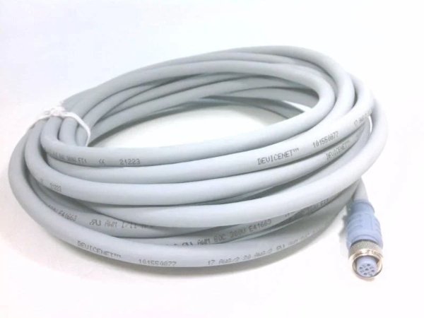 Turck Cable; 7 meters, M12 Female Both Ends