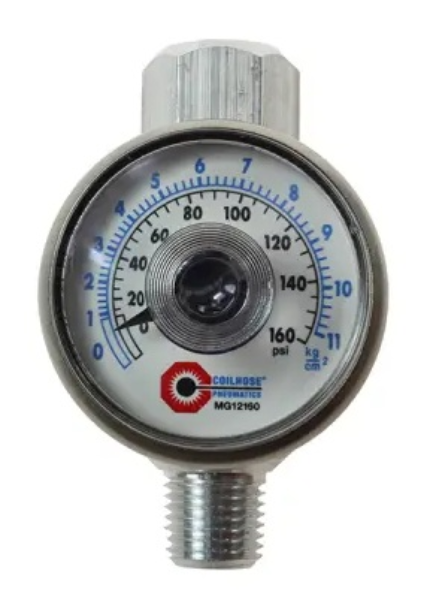In-Line Flow Regulator W/Gauge