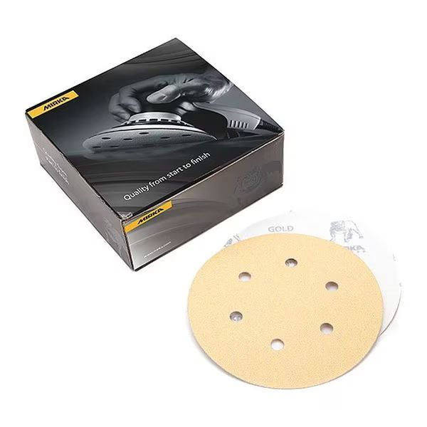 Mirka Iridium 6In Discs, 180 Grit, 50 Per Box