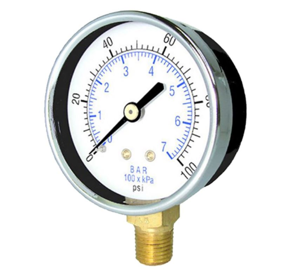 Gauge, 0-100 psig, 2-1/2 dial  1/4 btm  99301509