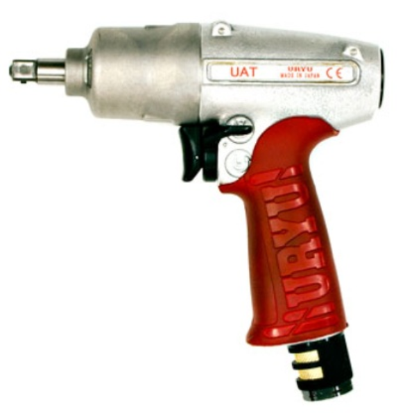 Omega Pulse Tools: Uat Series Pulse Tool Pneumatic Pistol    Ar Shut Off 3/8 Sq Dr 4.5-8Nm