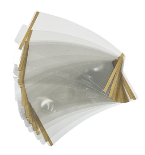 Sar Blast - Type Ce Gvx Mylar Outer Lens .003" Thick Clear 25 Pack Adhesive Backed