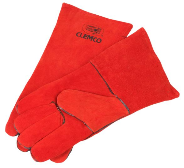 CLEMCO LEATHER GLOVES, PAIR