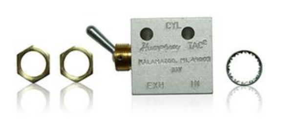 CLEMCO 3-WAY VALVE, ACS, MANUAL, 1/8