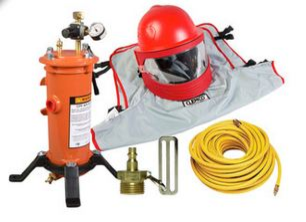 CLEMCO APOLLO 600 HP AIR RESP W/50FT HOSE & CPF20