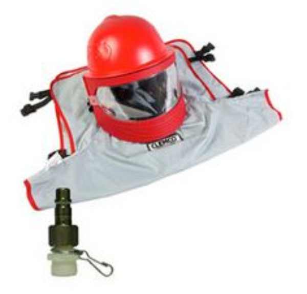 CLEMCO Helmet, APL 600HP DLX, w/CFC, less hose