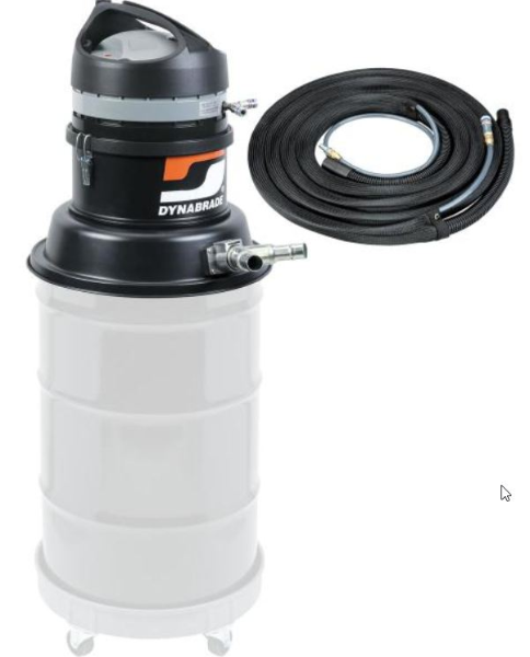 RaptorVac Electric DrumVac Kit, Dual Operator, For Use With Tools for 55 Gal, Drum-Wheel Base