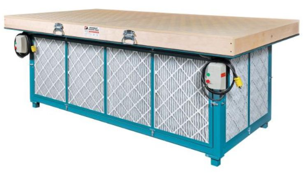 48 x 96 Downdraft Table, 460 V, 60 Hz, Three Phase, 1.5 HP, 2 Motors
