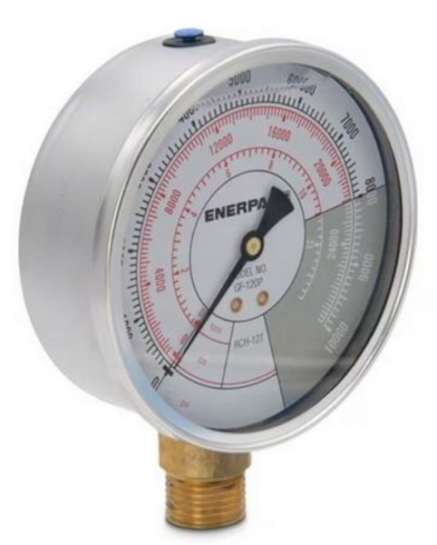 GAUGE, LIQUID FILLED, PSI/LBS